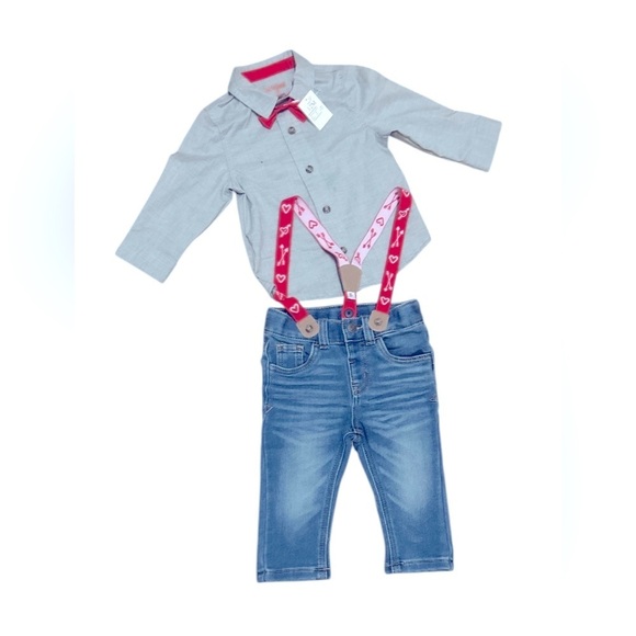 Little boys Valentine’s Day set - Picture 4 of 7